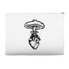 heart and nuclear explosion Accessory Pouches