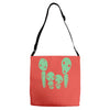 kodama family ghibli Adjustable Strap Totes