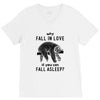 Why Fall In Love If You Can Fall Aslepp V-Neck Tee
