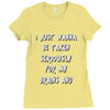 brains and stuff girls Ladies Fitted T-Shirt