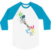rgb cmyk 3/4 Sleeve Shirt