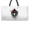 illuminati damage Weekender Totes