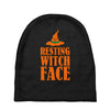 resting witch face Baby Beanies
