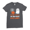 i'm the crazy cat lady Ladies Fitted T-Shirt