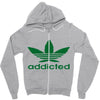 addicted ~ mens funny Zipper Hoodie