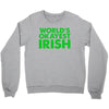 world's okayest irish Crewneck Sweatshirt