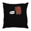 domo kun japanese tv, anime, manga comics Throw Pillow