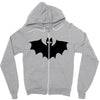 black bad Zipper Hoodie