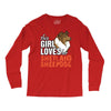 This Girl Loves Shetland Sheepdog Long Sleeve Shirts