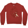banana eating lion Crewneck Sweatshirt