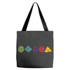 dungeons and dragons die hit Tote Bags