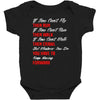 keep moving forward Baby Bodysuit