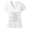everything i like girls Women's V-Neck T-Shirt