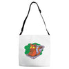 pizza cat Adjustable Strap Totes