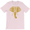 tribal print elephant geometric gold animals cool T-Shirt