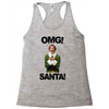 omg santa will ferrell Racerback Tank