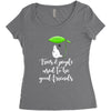 My Neighbor Totoro Women's Triblend Scoop T-shirt