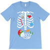 Christmas Skeleton mom and baby maternity T-Shirt