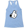 main de mickey Racerback Tank