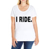 i ride Ladies Curvy T-Shirt