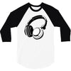 headphones black humor 3/4 Sleeve Shirt