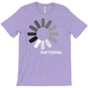 buffering  funny retro loading computer console fashion party T-Shirt