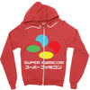 snes super famicom colours Zipper Hoodie