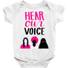 Women's March Hear Our Voice Baby Onesie