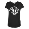 amusement &amp; baseball park Maternity Scoop Neck T-shirt