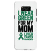 i wear green for my mom liver cancer awareness Samsung Galaxy S8 Case