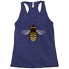 realistic bee Racerback Tank