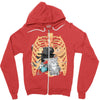 cats İn rib Zipper Hoodie