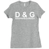 kurupt fm deepak &amp; gurdev d&amp;g logo Ladies Fitted T-Shirt