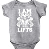 i am the one who lifts Baby Bodysuit