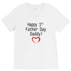 happy 1st father day V-Neck Tee