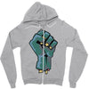 zombie punch Zipper Hoodie