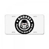 badass bad angry primate License Plate