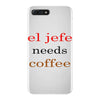 el jefe needs coffee iPhone 7 Plus Case