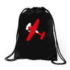 pilot flieger airplane flugzeug extra300 rc flyer Drawstring Bags