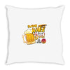 save water drink beer Throw Pillow