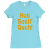 hab sosli' quch! klingon funny geek nerd sci fi alien conventions shir Ladies Fitted T-Shirt