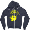 camiseta minion mecanic Zipper Hoodie