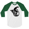 fangs dragon 3/4 Sleeve Shirt