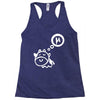 cow says mu Racerback Tank