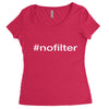 #nofilter Women's Triblend Scoop T-shirt