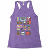 vintage electronic retro technology Racerback Tank