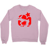 eric cantona, kungfu, manu Crewneck Sweatshirt