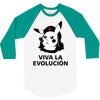 viva la evolucion 3/4 Sleeve Shirt