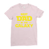 Best Dad in the Galaxy Ladies Fitted T-Shirt
