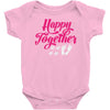 happy together Baby Onesie